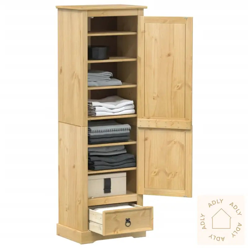 Garderobe Corona 55X38X170 Cm Heltre Furu