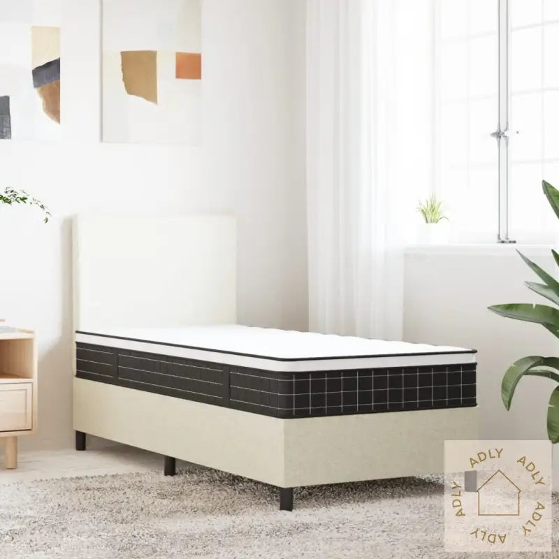 Madrass Med Bonnellfjær Middels 90X190 Cm