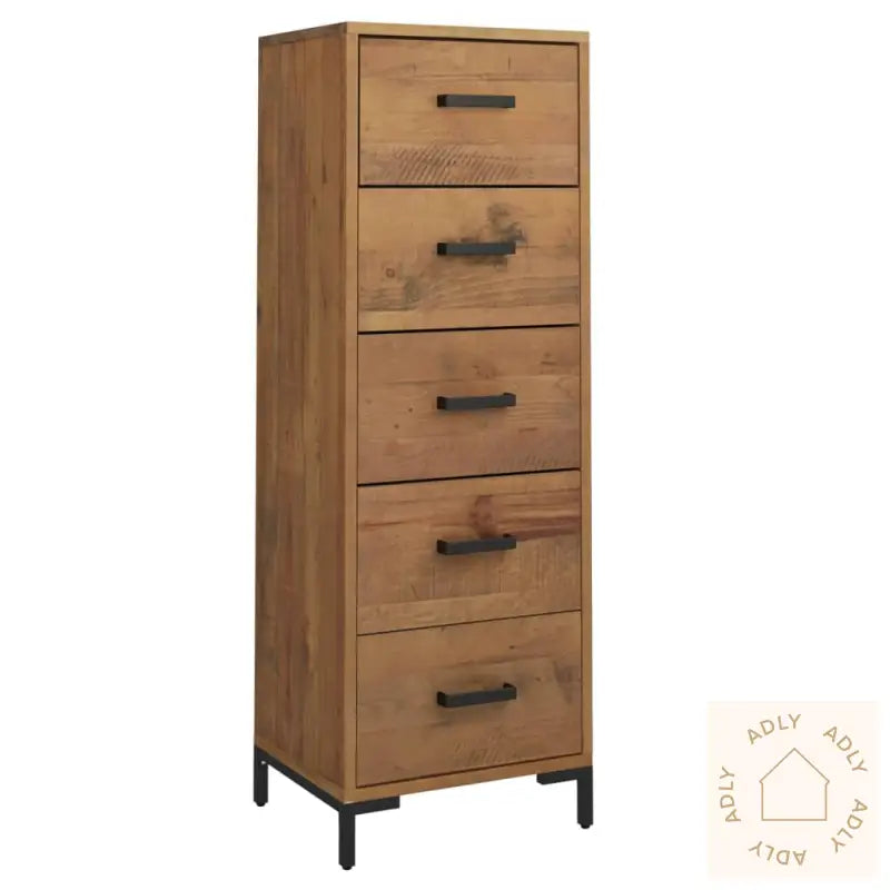 Kommode 42X35X110 Cm Heltre Furu