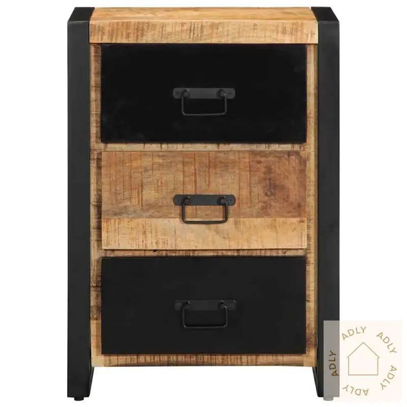 Skuffeskap 50X35X70 Cm Grovt Heltre Mangotre