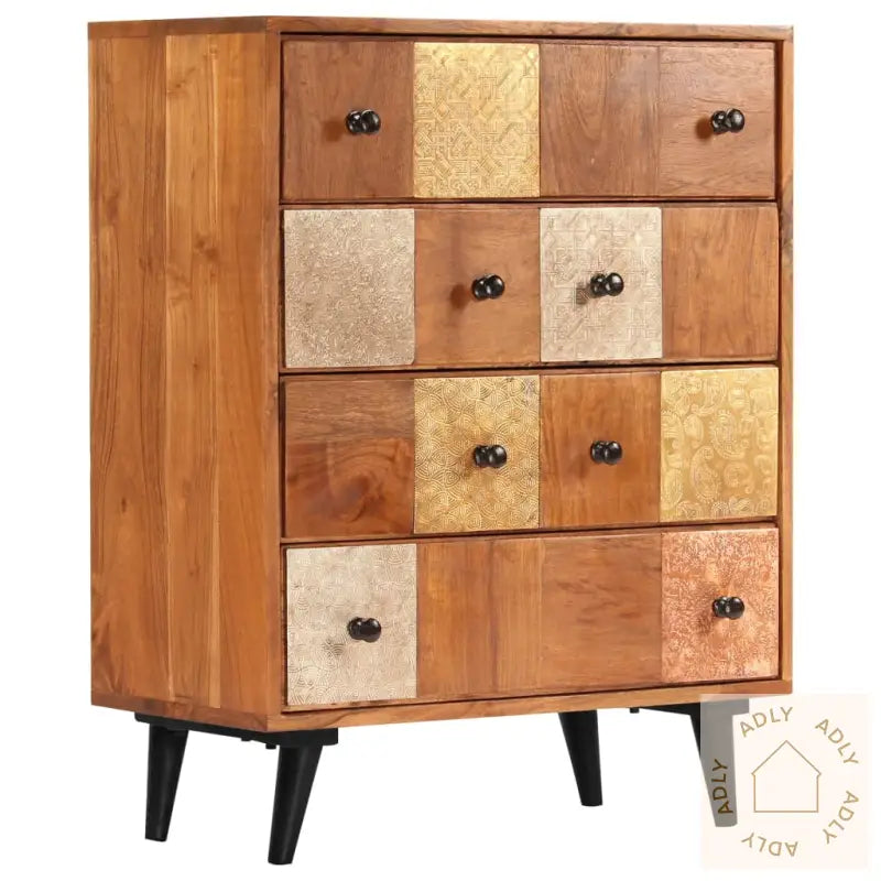 Kommode 60X30X75 Cm Heltre Akasie