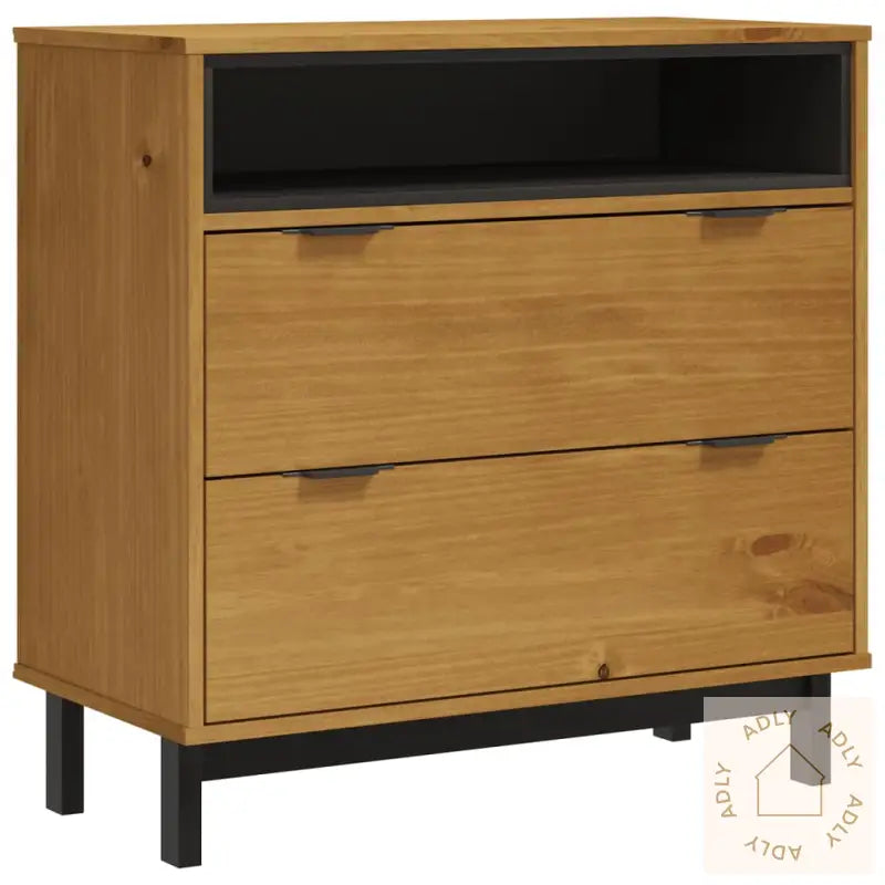 Kommode Flam 80X40X80 Cm Heltre Furu