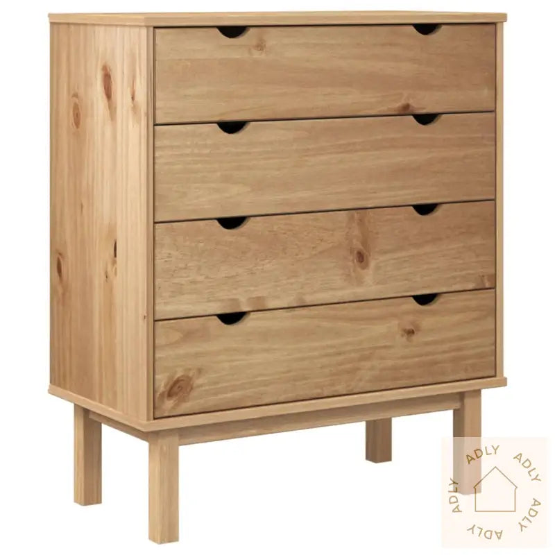 Kommode Otta 76,5X39,5X90 Cm Heltre Furu