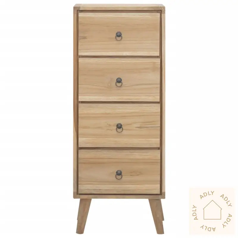 Kommode 40X30X100 Cm Heltre Teak