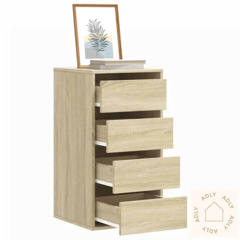 Kommode Sonoma Eik 40X41X76 Cm Konstruert Tre