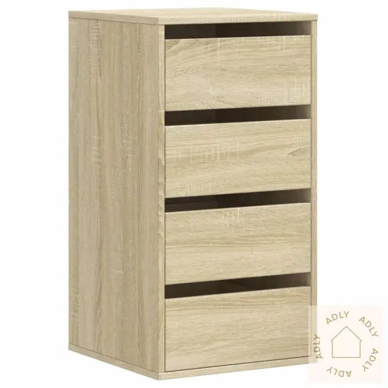 Kommode Sonoma Eik 40X41X76 Cm Konstruert Tre