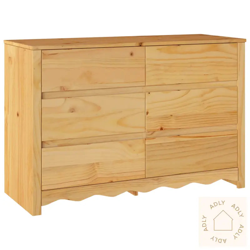 Kommode "Drammen" 111X43X73,5 Cm Massivt Furutre