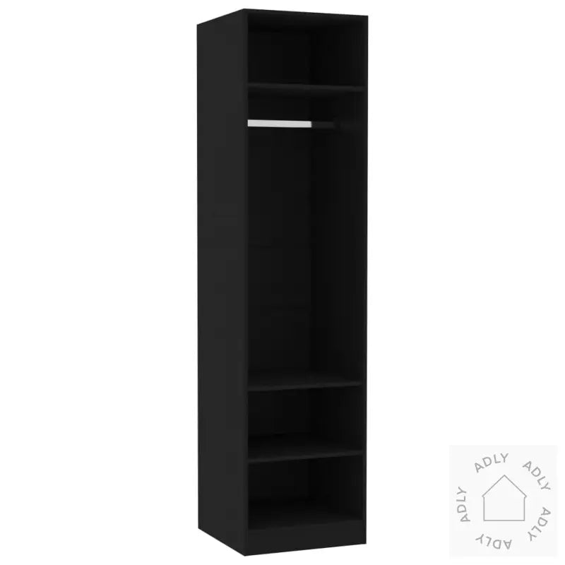 Garderobe Svart 50X50X200 Cm Konstruert Tre