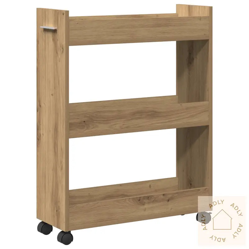 Rulleskap Artisan Eik 60X22X79 Cm Konstruert Tre