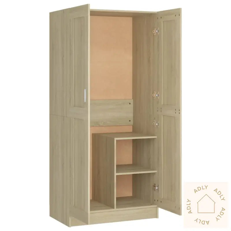 Garderobe Sonoma Eik 82,5X51,5X180 Cm Konstruert Tre