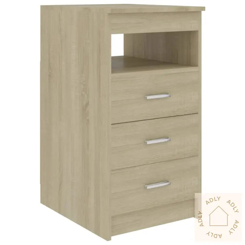 Kommode Sonoma Eik 40X50X76 Cm Konstruert Tre