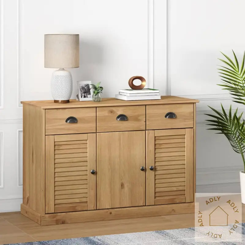 Skjenk Med Skuffer Vigo 113X40X75 Cm Heltre Furu