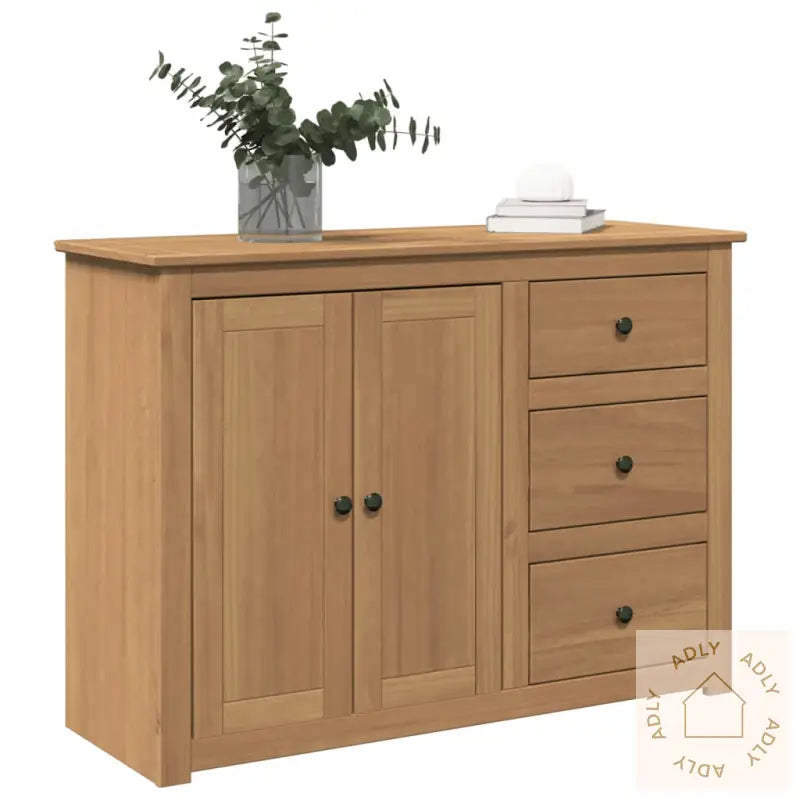 Skjenk Med Skuffer Panama 112X40X80 Cm Heltre Furu