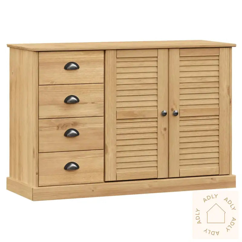 Skjenk Med Skuffer Vigo 113X40X75 Cm Heltre Furu