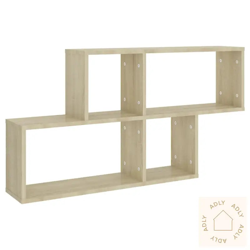 Vegghylle Sonoma Eik 100X18X53 Cm Konstruert Tre