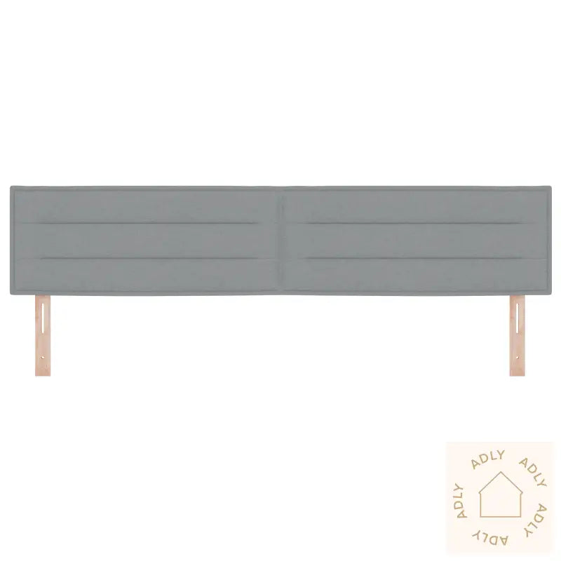 Hodegavl Linje Design Lys Grå 200 Cm Stoff