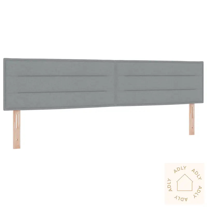 Hodegavl Linje Design Lys Grå 200 Cm Stoff