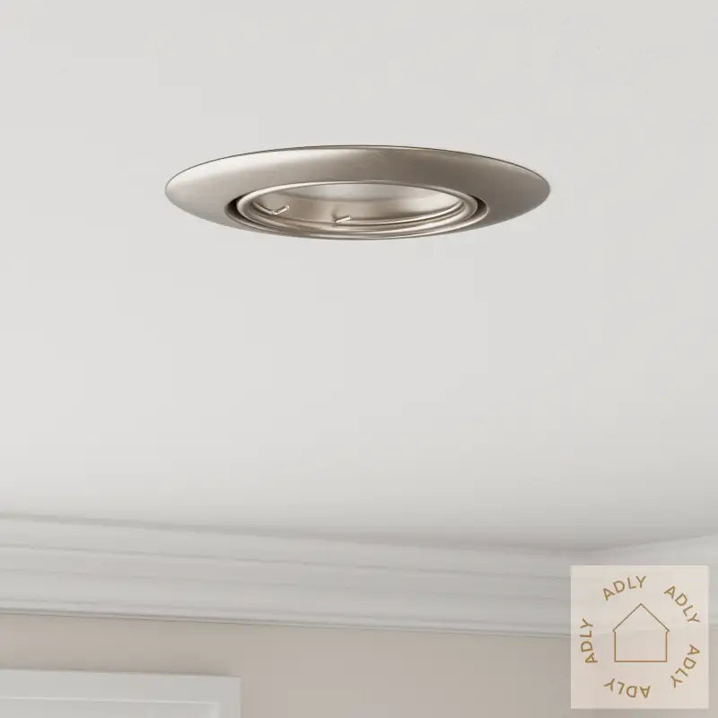 Innfelt Spotlighter 24 Stk Rund Gu10 Sølv Ø90 Mm Stål