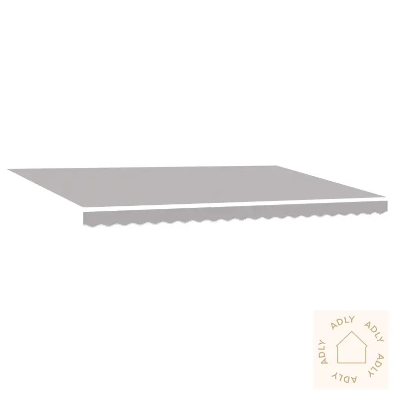 Markiseerstatningsfabrikk For 5X3.5 M Ramme Lys Grå