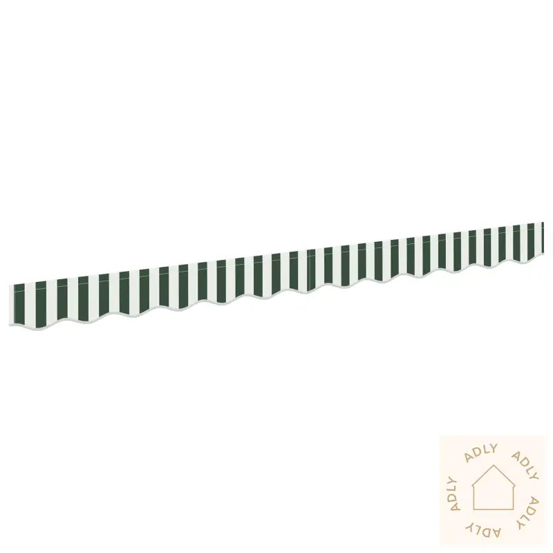 Markisevolang For 2,5 M Ramme Grønn Og Hvit 2,3X0,2 M