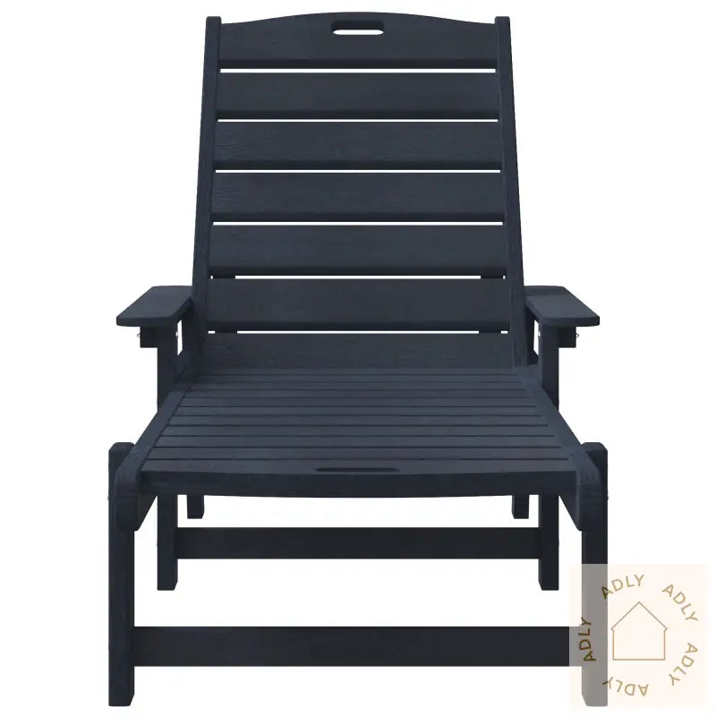Solsenger 2 Stk Marineblå 162X53X98.5 Cm Hdpe
