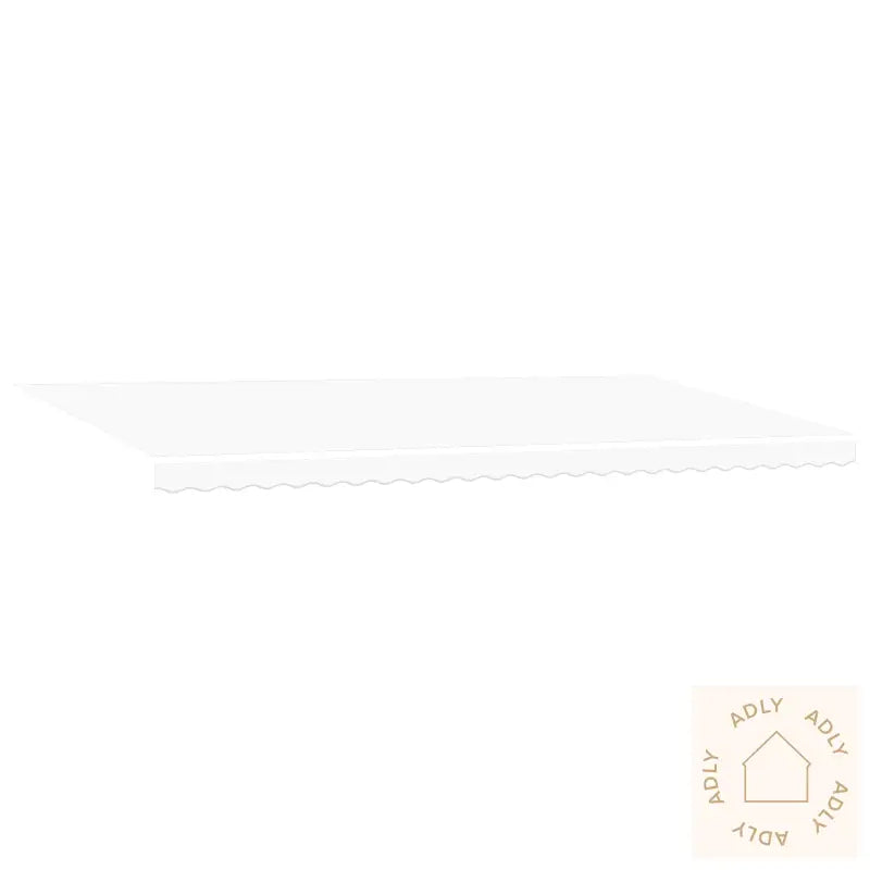 Markise Erstatningsstoff For 6X3.5 M Ramme Hvit