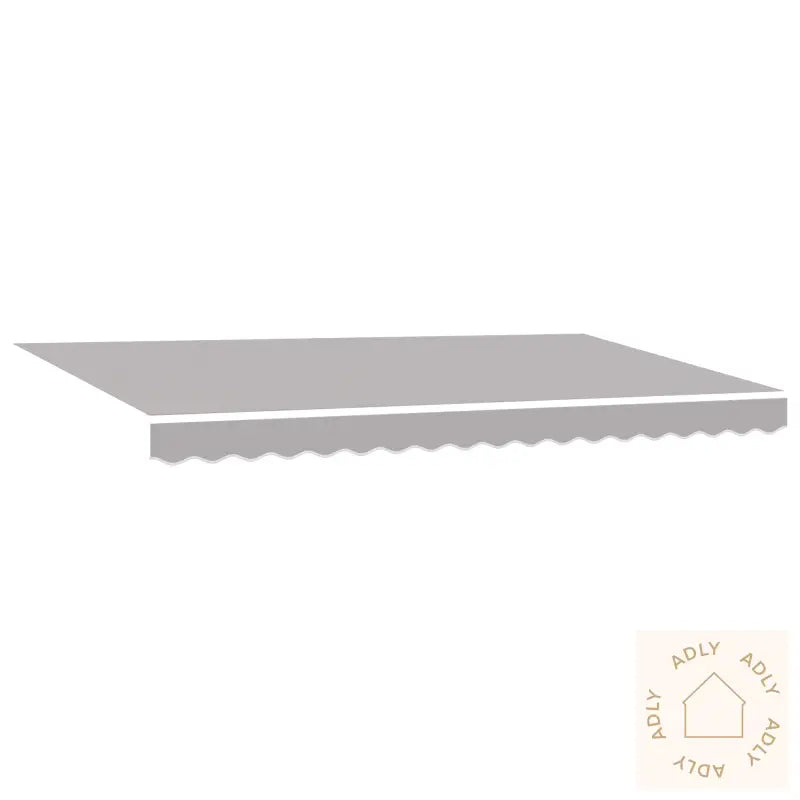 Markise Erstatningsstoff For 4X2 M Ramme Lysegrå