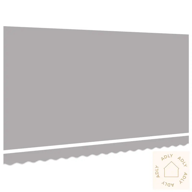 Markise Erstatningsstoff For 4X2 M Ramme Lysegrå