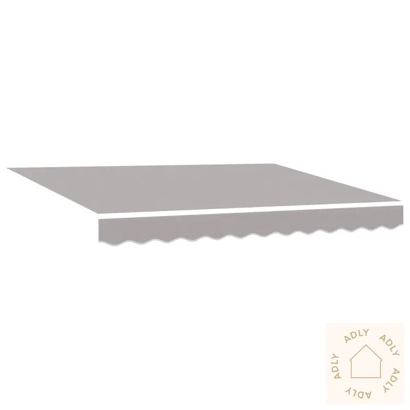 Markise Erstatningsstoff For 3.5X2.5 M Ramme Lysegrå