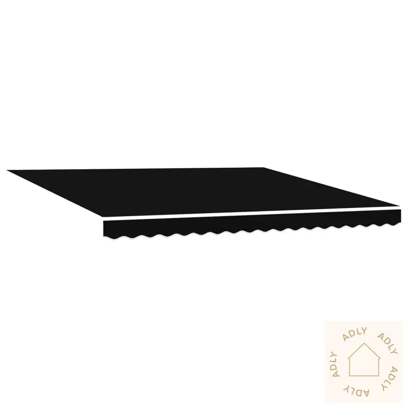 Markise Erstatningsstoff For 4X3.5 M Ramme Svart