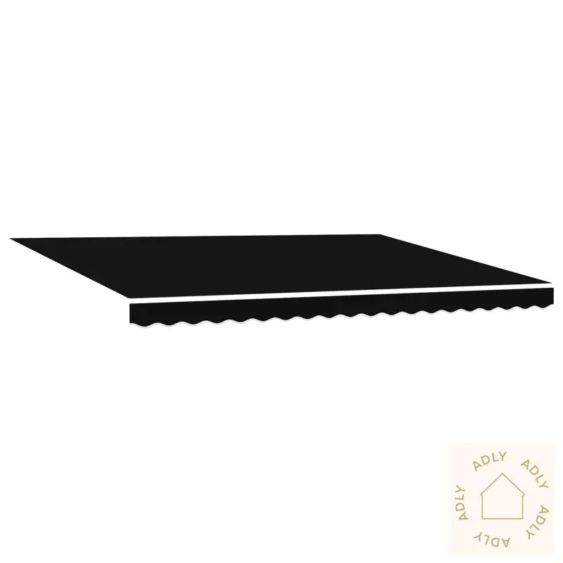 Markise Erstatningsstoff For 4,5 X 3 M Ramme Svart