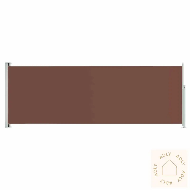 Uttrekkbar Sidemarkise 220X600 Cm Brun