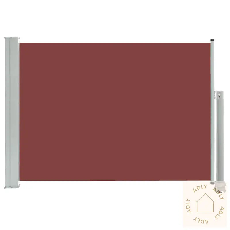 Uttrekkbar Sidemarkise 80X300 Cm Brun