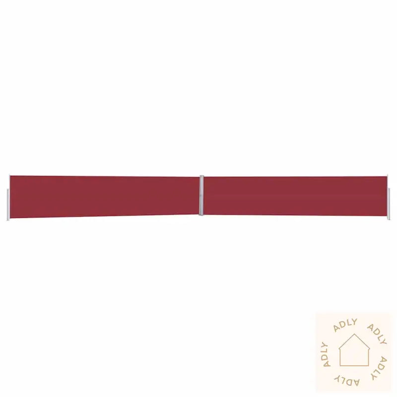 Uttrekkbar Sidemarkise 170X1200 Cm Rød