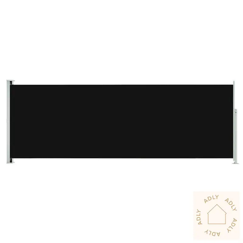 Uttrekkbar Sidemarkise 220X600 Cm Svart