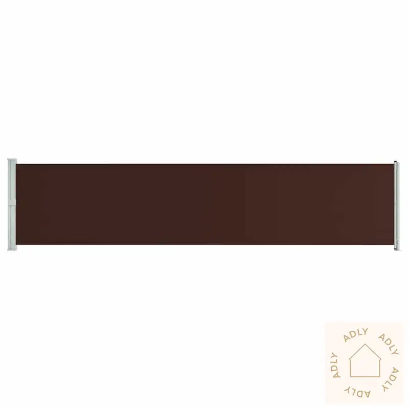 Uttrekkbar Sidemarkise 140X600 Cm Brun