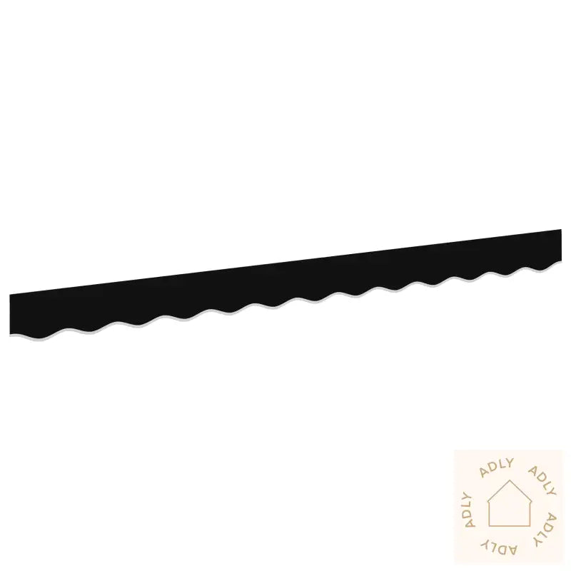 Markise Valance For 2.5 M Ramme Svart 2.3X0.2 M