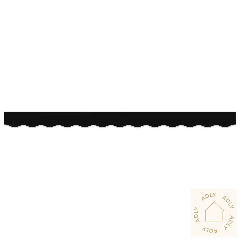 Markise Valance For 2.5 M Ramme Svart 2.3X0.2 M