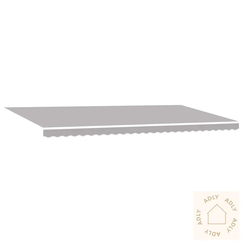 Markiseduk For 6X3 M Ramme Lys Grå