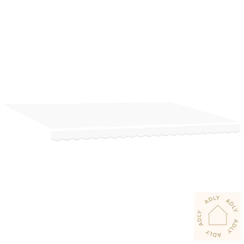 Markiseerstatningsstoff For 5X3.5 M Ramme Hvit