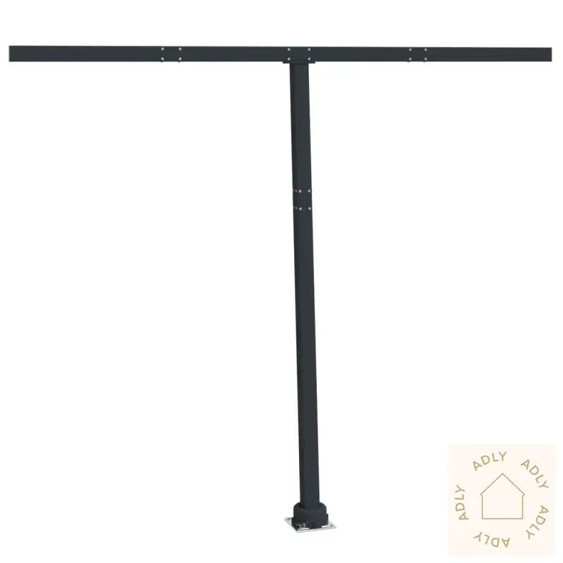 Markisestolpesett Antrasitt 300X245 Cm Jern