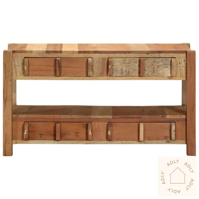 Tv-Benk 83X33X46 Cm Solid Tre Gjenvunnet