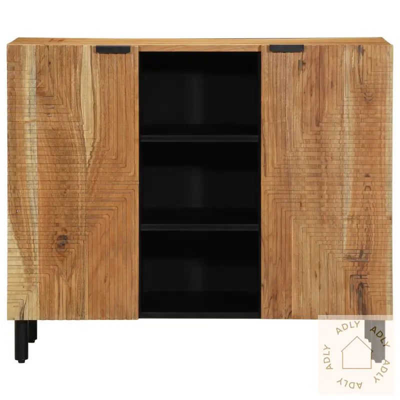 Sideboard 90X33X75 Cm Solid Wood Acacia