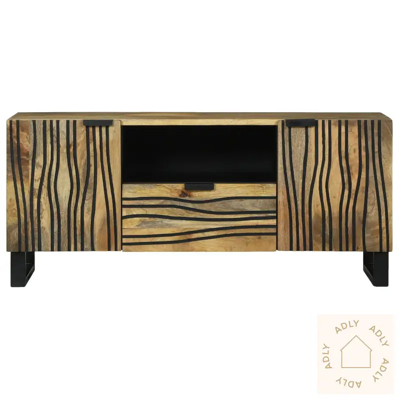 Tv Skap 105X33.5X46 Cm Solid Mangotre
