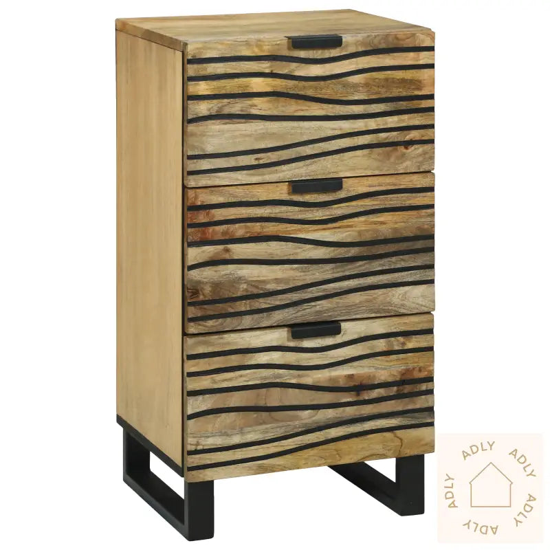 Sideboard 40X33.5X75 Cm Solid Mangotre Og Konstruert Tre