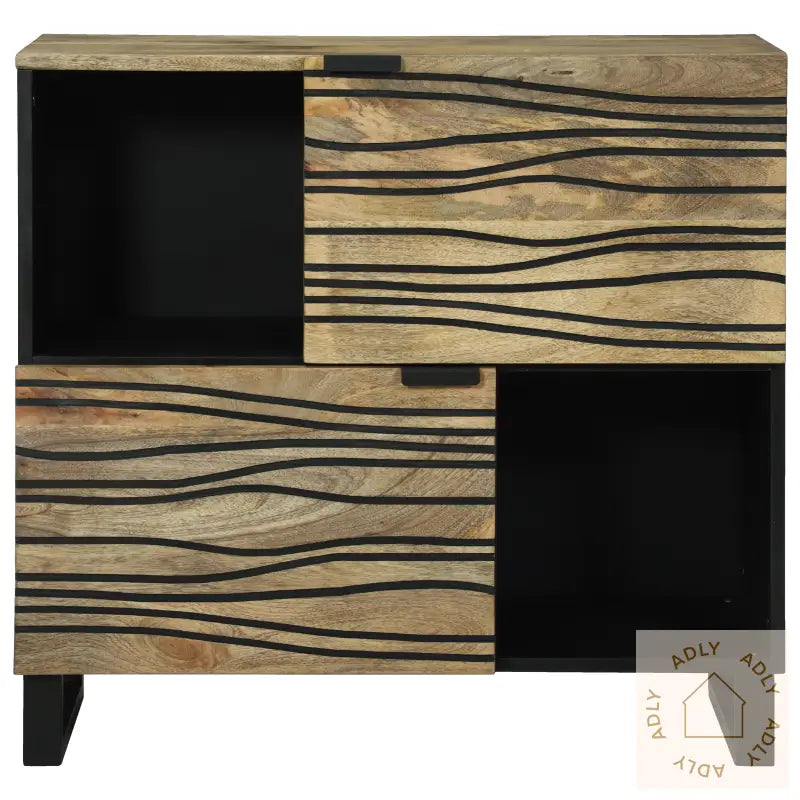 Sideboard 80X33.5X75 Cm Solid Tre Mango