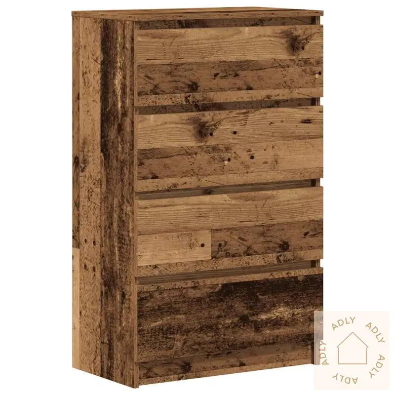 Skjenk Gammelt Tre 60X35X98,5 Cm Konstruert Tre