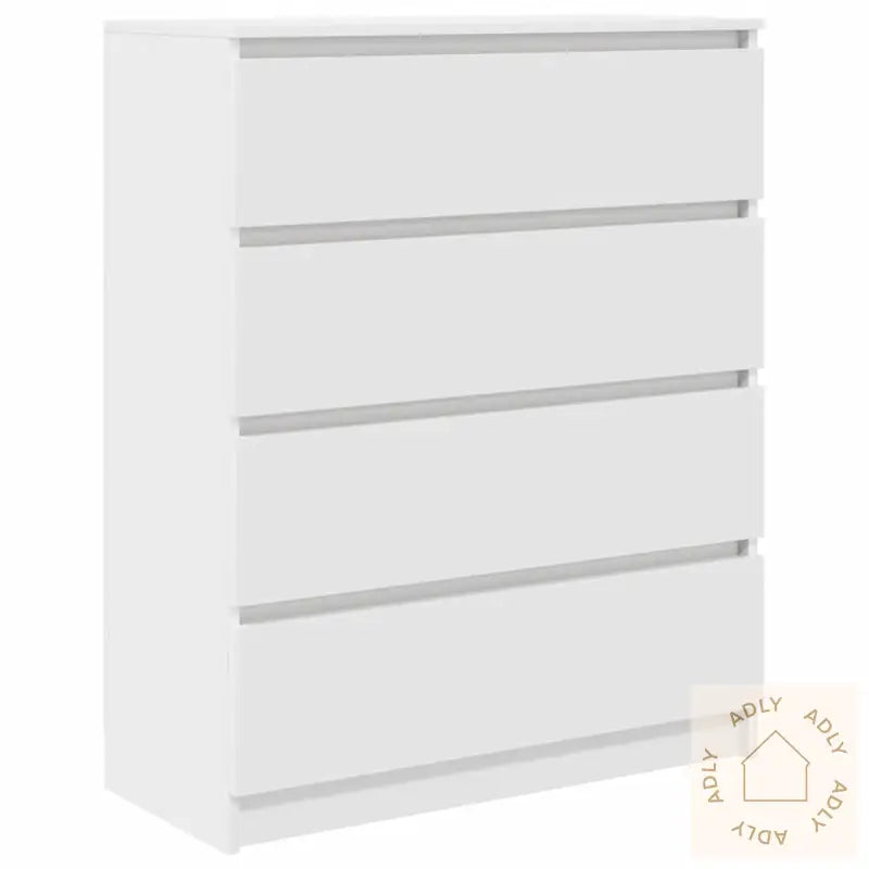 Skjenk Hvit 80X35X99 Cm Konstruert Tre