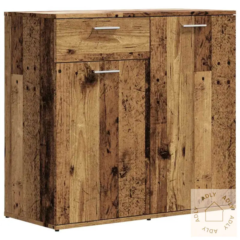 Skjenk Gammelt Tre 80X36X75 Cm Konstruert Tre