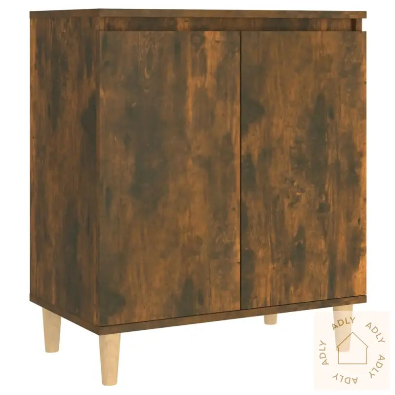 Skjenk Røkt Eik 60X35X70 Cm Konstruert Tre